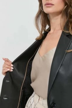 Γυναικεία Σακάκια Δερμάτινο σακάκι BOSS μαύρο, -Boss Κατάστημα πωλήσεων unnamed file 10