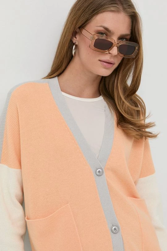 Γυναικεία Με φερμουάρ Ζακέτα με μείγμα μετάξι BOSS πορτοκαλί 6 Γυναικεία Με φερμουάρ Ζακέτα με μείγμα μετάξι BOSS πορτοκαλί - Image 4