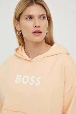 Γυναικεία Χωρίς φερμουάρ Βαμβακερή μπλούζα BOSS χρώμα: πορτοκαλί, 10 Γυναικεία Χωρίς φερμουάρ Βαμβακερή μπλούζα BOSS χρώμα: πορτοκαλί, -Boss Κατάστημα πωλήσεων unnamed file 1030