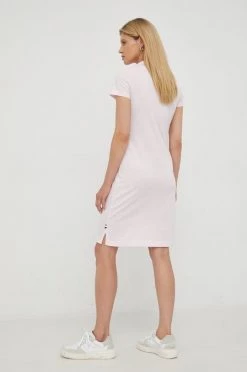 Γυναικεία Φορέματα Βαμβακερό φόρεμα BOSS ροζ, -Boss Κατάστημα πωλήσεων unnamed file 1053