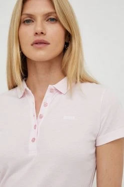 Γυναικεία Φορέματα Βαμβακερό φόρεμα BOSS ροζ, -Boss Κατάστημα πωλήσεων unnamed file 1055