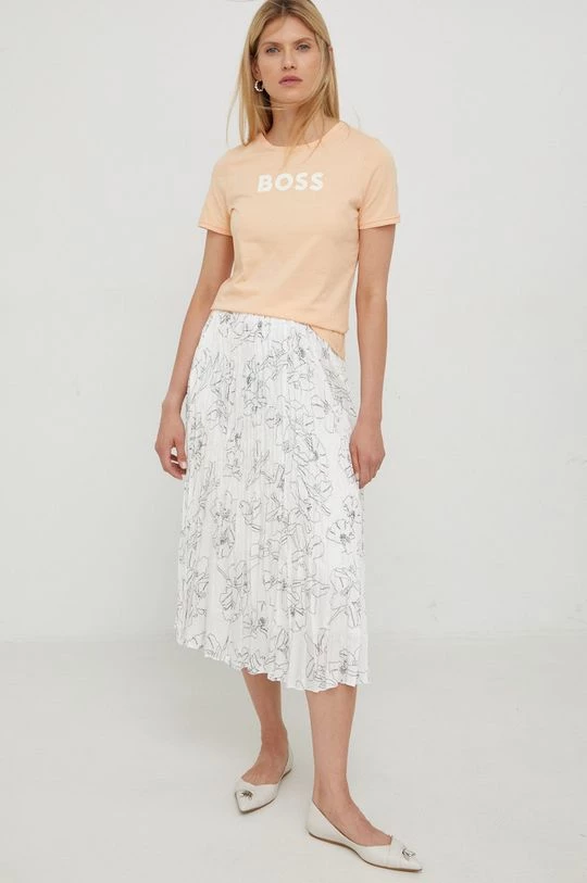 Γυναικεία Κοντομάνικο Βαμβακερό μπλουζάκι BOSS πορτοκαλί 4 Γυναικεία Κοντομάνικο Βαμβακερό μπλουζάκι BOSS πορτοκαλί - Image 2