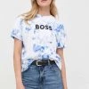 Γυναικεία Κοντομάνικο Βαμβακερό μπλουζάκι BOSS μπλε 2 Γυναικεία Κοντομάνικο Βαμβακερό μπλουζάκι BOSS μπλε -Boss Κατάστημα πωλήσεων unnamed file 1068