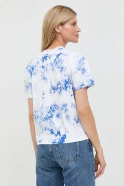 Γυναικεία Κοντομάνικο Βαμβακερό μπλουζάκι BOSS μπλε -Boss Κατάστημα πωλήσεων unnamed file 1070