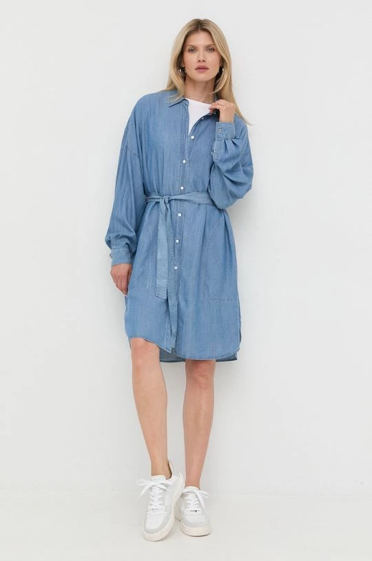 Γυναικεία Φορέματα Φόρεμα BOSS ανοιχτό μπλε 3 Γυναικεία Φορέματα Φόρεμα BOSS ανοιχτό μπλε