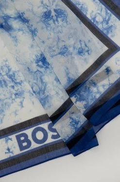 Γυναικεία Φουλάρια Σάλι BOSS μπλε -Boss Κατάστημα πωλήσεων unnamed file 1124