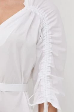 Γυναικεία Φορέματα Βαμβακερό φόρεμα BOSS άσπρο, -Boss Κατάστημα πωλήσεων unnamed file 1152