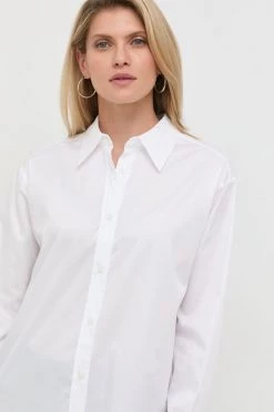 Γυναικεία Πουκάμισα Βαμβακερό πουκάμισο BOSS άσπρο, -Boss Κατάστημα πωλήσεων unnamed file 1156