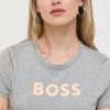 Γυναικεία Κοντομάνικο Βαμβακερό μπλουζάκι BOSS γκρι -Boss Κατάστημα πωλήσεων unnamed file 1158