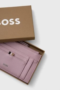 Γυναικεία Πορτοφόλια Θήκη για κάρτες BOSS ροζ -Boss Κατάστημα πωλήσεων unnamed file 1172