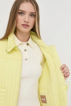 Γυναικεία Κοντά μπουφάν Μπουφάν BOSS κίτρινο, -Boss Κατάστημα πωλήσεων unnamed file 1214