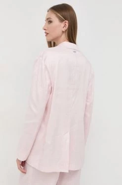 Γυναικεία Σακάκια Blazer με μείγμα λινών BOSS ροζ, -Boss Κατάστημα πωλήσεων unnamed file 1217