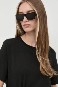 Γυναικεία Κοντομάνικο Βαμβακερό μπλουζάκι BOSS μαύρο -Boss Κατάστημα πωλήσεων unnamed file 1224