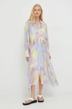 Γυναικεία Φορέματα Φόρεμα BOSS μοβ,