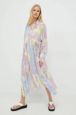 Γυναικεία Φορέματα Φόρεμα BOSS μοβ, -Boss Κατάστημα πωλήσεων unnamed file 1233