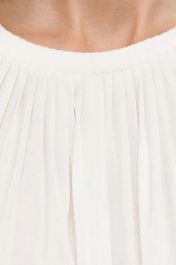 Γυναικεία Μπλούζες Μεταξωτή μπλούζα BOSS χρώμα: άσπρο -Boss Κατάστημα πωλήσεων unnamed file 126