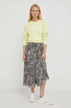 Γυναικεία Χωρίς φερμουάρ Βαμβακερή μπλούζα BOSS χρώμα: πράσινο, -Boss Κατάστημα πωλήσεων unnamed file 1265