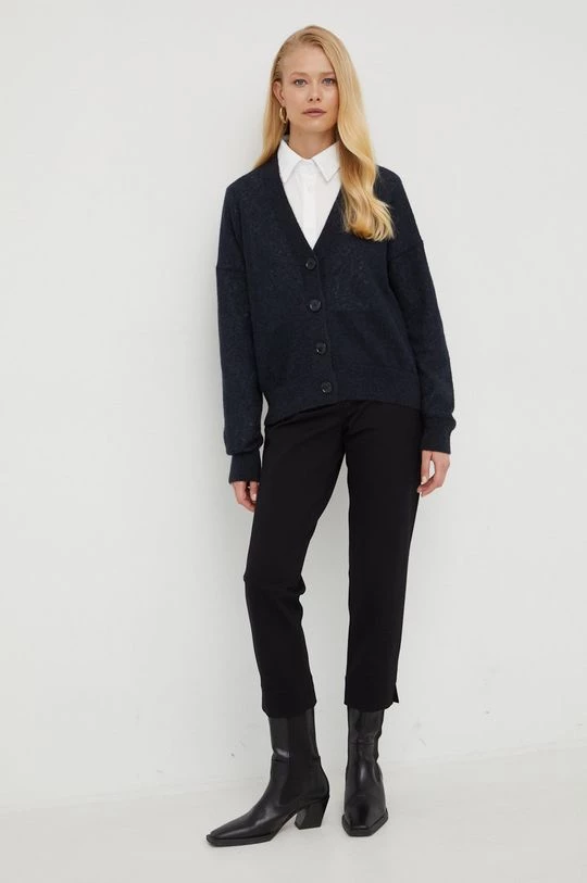 Γυναικεία Με φερμουάρ Ζακέτα από μίγμα μαλλιού BOSS ναυτικό μπλε 4 Γυναικεία Με φερμουάρ Ζακέτα από μίγμα μαλλιού BOSS ναυτικό μπλε - Image 2