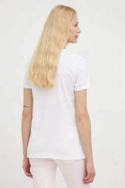 Γυναικεία Κοντομάνικο Βαμβακερό μπλουζάκι BOSS άσπρο -Boss Κατάστημα πωλήσεων unnamed file 1282