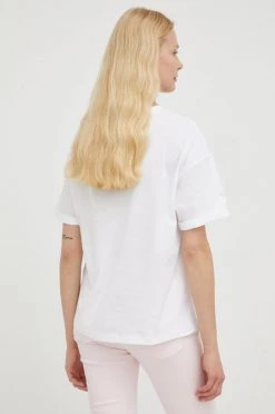 Γυναικεία Κοντομάνικο Βαμβακερό μπλουζάκι BOSS άσπρο -Boss Κατάστημα πωλήσεων unnamed file 1287