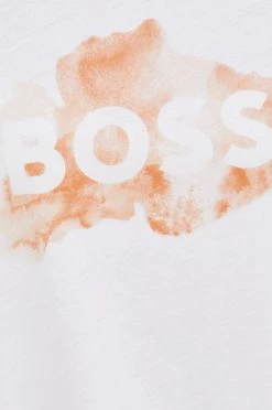 Γυναικεία Κοντομάνικο Βαμβακερό μπλουζάκι BOSS άσπρο -Boss Κατάστημα πωλήσεων unnamed file 1289