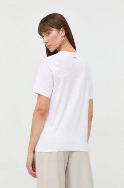 Γυναικεία Κοντομάνικο Βαμβακερό μπλουζάκι BOSS άσπρο -Boss Κατάστημα πωλήσεων unnamed file 1292