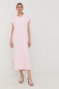 Γυναικεία Φορέματα Βαμβακερό φόρεμα BOSS ροζ, -Boss Κατάστημα πωλήσεων unnamed file 1297