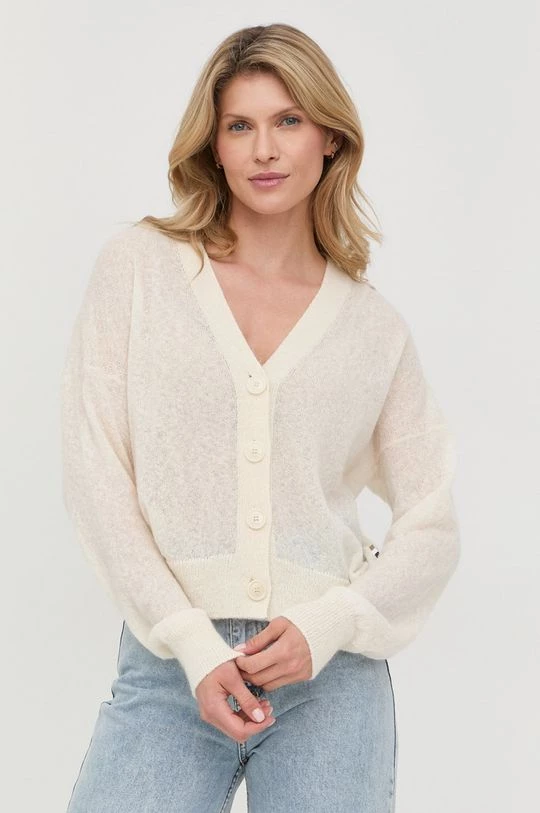 Γυναικεία Με φερμουάρ Ζακέτα από μίγμα μαλλιού BOSS μπεζ 6 Γυναικεία Με φερμουάρ Ζακέτα από μίγμα μαλλιού BOSS μπεζ - Image 4