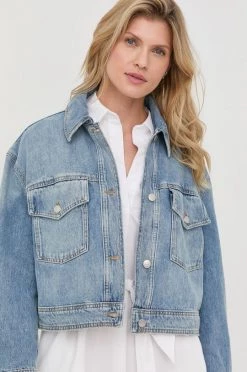 Γυναικεία Κοντά μπουφάν Τζιν μπουφάν BOSS μπλε 9 Γυναικεία Κοντά μπουφάν Τζιν μπουφάν BOSS μπλε -Boss Κατάστημα πωλήσεων unnamed file 1306