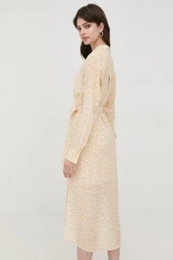 Γυναικεία Φορέματα Μεταξωτό φόρεμα BOSS μπεζ, -Boss Κατάστημα πωλήσεων unnamed file 1328