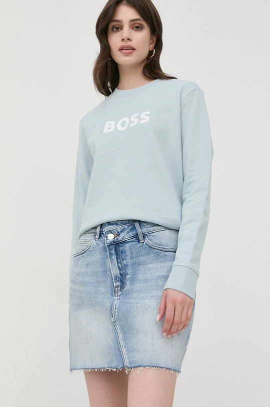 Γυναικεία Χωρίς φερμουάρ Βαμβακερή μπλούζα BOSS χρώμα: πορτοκαλί, 6 Γυναικεία Χωρίς φερμουάρ Βαμβακερή μπλούζα BOSS χρώμα: πορτοκαλί, - Image 4