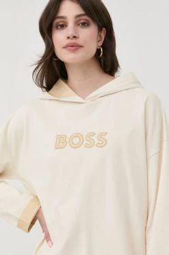 Γυναικεία Χωρίς φερμουάρ Μπλούζα BOSS χρώμα: μπεζ, -Boss Κατάστημα πωλήσεων unnamed file 1350