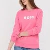 Γυναικεία Χωρίς φερμουάρ Βαμβακερή μπλούζα BOSS χρώμα: ροζ, -Boss Κατάστημα πωλήσεων unnamed file 1389