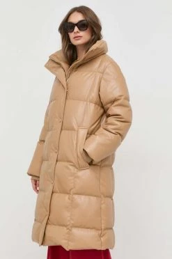 Γυναικεία Μακριά μπουφάν Μπουφάν με επένδυση από πούπουλα BOSS μπεζ, -Boss Κατάστημα πωλήσεων unnamed file 14