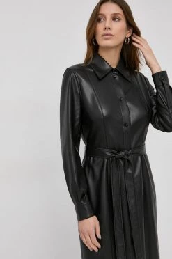 Γυναικεία Φορέματα Boss - Φόρεμα χρυσό καφέ -Boss Κατάστημα πωλήσεων unnamed file 1430