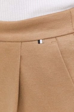 Γυναικεία Υφασμάτινα Μάλλινα παντελόνια BOSS μπεζ, -Boss Κατάστημα πωλήσεων unnamed file 1491