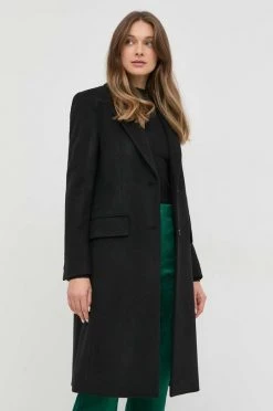 Γυναικεία Παλτά Μάλλινο παλτό BOSS μαύρο, -Boss Κατάστημα πωλήσεων unnamed file 1502