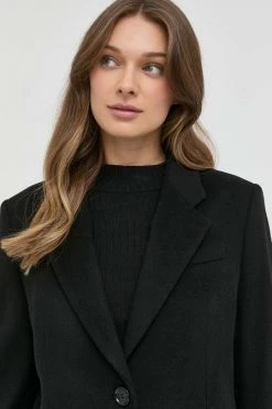 Γυναικεία Παλτά Μάλλινο παλτό BOSS μαύρο, -Boss Κατάστημα πωλήσεων unnamed file 1505