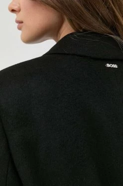 Γυναικεία Παλτά Μάλλινο παλτό BOSS μαύρο, -Boss Κατάστημα πωλήσεων unnamed file 1506