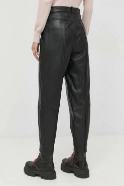 Γυναικεία Υφασμάτινα Δερμάτινο παντελόνι BOSS μαύρο, 8 Γυναικεία Υφασμάτινα Δερμάτινο παντελόνι BOSS μαύρο, -Boss Κατάστημα πωλήσεων unnamed file 1522