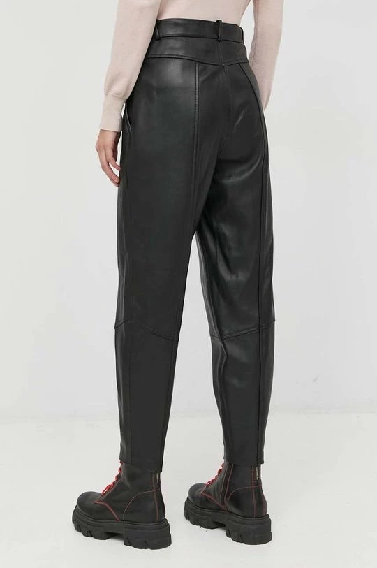 Γυναικεία Υφασμάτινα Δερμάτινο παντελόνι BOSS μαύρο, 5 Γυναικεία Υφασμάτινα Δερμάτινο παντελόνι BOSS μαύρο, - Image 3