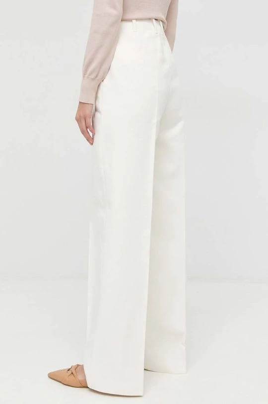 Γυναικεία Υφασμάτινα Βαμβακερό παντελόνι BOSS άσπρο, 5 Γυναικεία Υφασμάτινα Βαμβακερό παντελόνι BOSS άσπρο, - Image 3