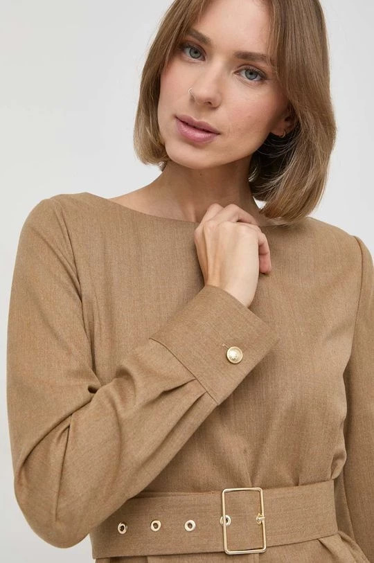 Γυναικεία Φορέματα Μάλλινο φόρεμα BOSS μπεζ, 6 Γυναικεία Φορέματα Μάλλινο φόρεμα BOSS μπεζ, - Image 4