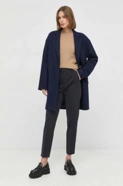 Γυναικεία Παλτά Μάλλινο παλτό BOSS ναυτικό μπλε, -Boss Κατάστημα πωλήσεων unnamed file 1534