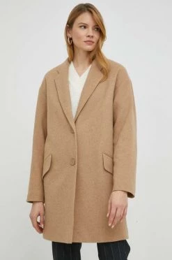 Γυναικεία Παλτά Μάλλινο παλτό BOSS μπεζ, -Boss Κατάστημα πωλήσεων unnamed file 1544