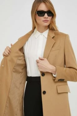 Γυναικεία Παλτά Μάλλινο παλτό BOSS μπεζ, -Boss Κατάστημα πωλήσεων unnamed file 1554