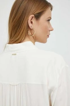 Γυναικεία Πουκάμισα Πουκάμισο BOSS μπεζ, -Boss Κατάστημα πωλήσεων unnamed file 1559