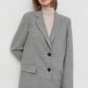 Γυναικεία Σακάκια Μπλέιζερ με μίγμα μαλλιού BOSS γκρι, 1 Γυναικεία Σακάκια Μπλέιζερ με μίγμα μαλλιού BOSS γκρι, -Boss Κατάστημα πωλήσεων unnamed file 1568
