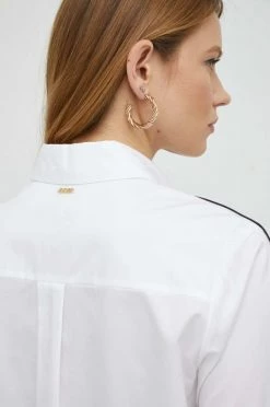 Γυναικεία Πουκάμισα Βαμβακερό πουκάμισο BOSS άσπρο, -Boss Κατάστημα πωλήσεων unnamed file 1601