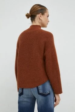 Γυναικεία Χωρίς φερμουάρ Μάλλινο πουλόβερ BOSS χρώμα: καφέ, -Boss Κατάστημα πωλήσεων unnamed file 1604